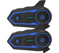 2-Pack S6 Plus Interphone moto Interphone moto 2 conducteurs 1000m Casque moto Bluetooth 5.2 Casque moto Interphone