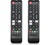 2 Pack Samsung Universal Remote Control Replacement With Netflix, Prime Video Rakuten-Tv Compatible With All Samsung Led Qled Suhd Uhd Hdr Lcd Frame 4K Smart Tvs