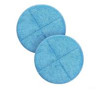 2 Pack Serpillière Microfibre pour BOBOT pour balai Électrique(blue) | Microfibre haute absorption, lavable en machine, compatible pour bobot, nettoyage pour efficace sols durs