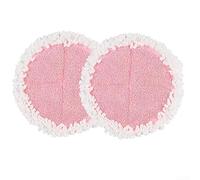 2 Pack Serpillière Microfibre pour BOBOT pour balai Électrique(pink) | Microfibre haute absorption, lavable en machine, compatible pour bobot, nettoyage pour efficace sols durs