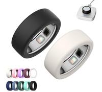 2 Pack Silicone Case for Oura Ring 5,Silicone Anti-Scratch Elastic Ring Finger Case,Smart Ring Protectors for Daily Workout Gym