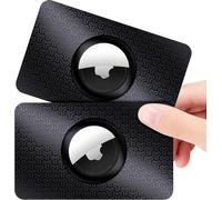 2 Pack Slim Flexible Wallet Case Compatible With Apple Airtag Badge Gift Business Card Cases Airtag Accessories Patent Pending