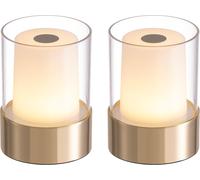 2 Pack Small Camping Lights, Touch Light, Rechargeable Cordless Portable Camping Light Suitable For Bedroom Decoration, Baby Night Light, Bathroom, Nursing