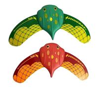 2 Pack Stingray Underwater Glider Small Stingray Glider avec des ailerons réglables nageant Les Jouets de Piscine de plongée autopropulsées pour Les Enfants et l'adulte (Rouge et Vert)