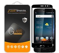 [2-Pack] Supershieldz pour ZTE Blade V8 Pro Protection d'écran en Verre trempé, [Couverture de Plein écran] Anti-Rayures, Bubble Gratuit (Noir)