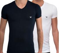 2 Pack T-Shirt Col V Mini-Aigle Emporio Armani