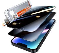 2 Pack Tempered Glass For Iphone 13/13 Pro/14/16e, 2 Pack Anti-Spy Tempered Glass, Auto Mounting Tool Anti-Dust, No Air Bubbles, No Scratches Anti-Dust