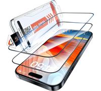 2 Pack Tempered Glass For Iphone 16 Pro, 2 Pack Anti-Spy Tempered Glass, Auto Mounting Tool Anti-Dust, No Air Bubbles, No Scratches Anti-Dust