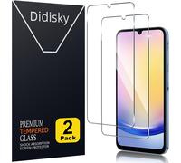 2 Pack Tempered Glass For Samsung Galaxy A25 5g 6.5 Inch, Anti-Scratch, 9h Hardness, No Bubbles, High Definition