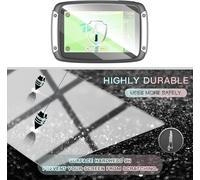2 Pack Tempered Glass Screen Protector for Tomtom Rider 40 410 400 450 550 9H Anti-Scratch 4.3 Inch GPS Transparent