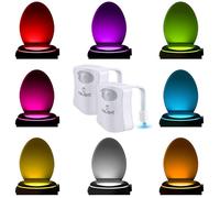 2 Pack The Original Toilet Bowl Night Light. Motion Sensor Home Gadgets for Men Women Dad Gifts for Men Fathers Day Christmas. Funny Novelty Bathroom. Birthday Presents. Fun Cool Gadgets Mens Gift