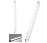 2 Pack Tubes Fluorescents T8 18W, 600mm, Blanc Froid 6500K, Base G13, AC 230V Tube CFL T8 1400LM, Faible Consommation D'énergie, Pas de Scintillement, Pour éclairage de Secours, Salle De Bain, Garage