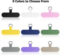 2 Pack Universal Cord Patch-Turn Your Phone Case Into A Phone Chain,Ultra Thin Tpu Fits All Standard Phone Cases-Yellow