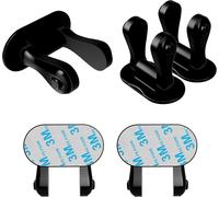 2 Pack Universal Door Window Door Handle Safety Stick On Lever For Kids And Pets (White) (Black)