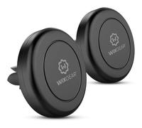 2 Pack Universal Magnetic Phone Holder For Mobile Phone And Mini Tablets With 4 Metal Plates
