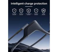 2 Pack Usb-C To 4 Pin Magnetic Charging Adapter For Bone Conduction Headphone 5v/1a Output Aluminum Alloy With Key Ring And Blue Led Light Functions