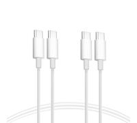 2 Pack USB-C to USB-C Cable 1M 5A 100W Fast Charging Cable Charger Cable for Apple MacBook, iPad, iPhone 15, iPhone 16, Samsung, Google Pixel, Xiaomi, Redmi, Poco, Honor