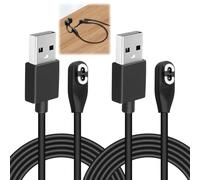 2 Pack USB Magnétique Chargeur Câble pour AfterShokz Aeropex AS800 3.3FT 1M | USB-A Chargeur pour Shokz OpenRun Pro & OpenRun & OpenRun Mini & OpenComm Casque Bluetooth à Conduction Osseuse