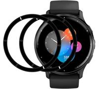2 Pack Verre Tremp¿¿ Pour Garmin Venu 2 Film, Anti-Rayures Protection ¿¿Cran, Surface 3d Avec Bords Noirs, Bubble Free, Tactile Sensible, 0,15mm Hd Premium Vitre Protection Pour Garmin Venu 2
