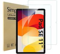 2 Pack Verre Trempé Compatible Pour Xiaomi Redmi Pad Se 11"" 2023 Protection Ecran 9h Super Dureté/Anti Rayures/Ultra-Clair/Anti Bulle