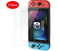 2 Pack - Verre Trempé Haute Transparence Et Ultra Résistant Et Ultra Slim Dureté 9h Glass Screen Protector Pour Nintendo Switch