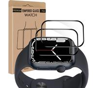 2 Pack Verre Trempé Pour Apple Watch Series 7/8/9(41mm), Résistant Aux Rayures, 9h Dureté Protection Écran, Haute Sensibilité, À L'épreuve Des Bulles, Hd Apple Watch 41mm Vitre Pro[Bhm042739]