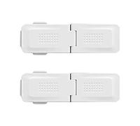 2 Pack Verrous de Sécurité pour Enfants, Angle Plat à Angle Droit pour Porte et Tiroirs D'armoire, Loquet de Protection pour Bébé pour Portes de Rangement de Cuisine, Tiroirs, Placard, Réfrigérateur