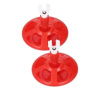 2 Pack Waterer de Poulet Automatique pour la Volaille, G3 / 4 PP Buin à Boire pour Les Poussins Canards Oies, Conception de Preuve Qui Fuit, Multi-Compartiments, Sauve de l'eau,