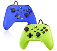 2 Pack Wird Controller for One X/S XBO One Built Adaptive Gaming Turbo/Vibration/Gyro/Wake-up function 3.5 mm Audio