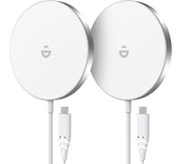 2 Pack Wireless Charger For Iphone 15w,Magnetic Induction Charger,Fast Charger Compatible With Apple Magsafe For Iphone 17 16 15 14 13 12 Pro Max/Air/Plus/Pro