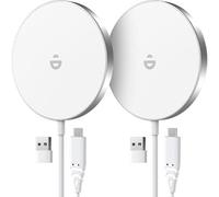 2 Pack Wireless Charger For Iphone 15w, Magnetic Induction Charger, Fast Charger Compatible With Apple Magsafe For Iphone 16/15/15 Pro/15 Pro Max/14/13/12