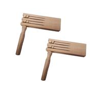 (2 pack) Wood Ratchet Noise Makers Traditional Mexicans Matraca Rattle for Game Wood Rattle Ratchet Instrument for Party Favor