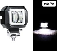 2 Pack3 Inch 20w Offroad Led Work Light Waterproof 12v 24v SUV ATV Truck Motor Headlights 4x4 Car White Circle