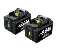 2 Packs 18V 9000mAh Batterie de Remplacement pour Makita BL1850B BL1850 BL1860B BL1860 BL1840 BL1845 BL1835 BL1830 BL1815 LXT-400