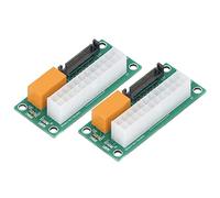 2 Packs 24PIN Power Supply Sync Starter, SATA Dual PSU Adapter Jumper Multiple Power Supply Sync Starter Card Connector pour BTC Miner