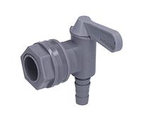 2 packs Bucket Spigot, réutilisable en plastique Bottling Bottling Bodet Tap Bire Brew Faucet Kit Fermentaion Bucket Spigot avec joints (grau)