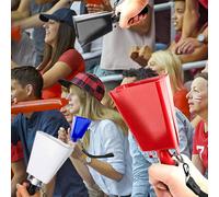 2 packs de cloches en métal de 23 cm avec poignées pour sports et événements-multicolores