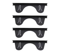 2 Packs de couvre-fentes pour cuisinière en acier inoxydable, remplisseur de fentes de cuisinière réglable et résistant à la chaleur pour fourneau et comptoir, protections de fente