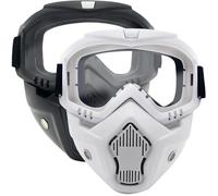 2 Packs de Masques Tactiques à Lunettes détachables compatibles avec Nerf Rival, Apollo, Zeus, Khaos, Atlas, Artemis Rival Mask