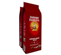 2 Packs Douwe Egberts Aroma Rood Whole Beans Coffee x 17.6oz/500g