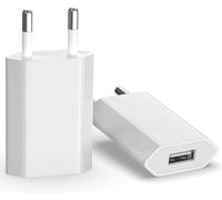 (2 Packs) Fast Usb Charger Universal Plug Adapter (5w 5v 1a) Suitable For Travel Compatible With Iphone Apple Samsung Galaxy Pixel Nexus Huawei Xiaomi Htc Sony Lg ¿ White