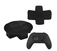 2 Packs Metal D-Pads Set for Xbox Elite Series 2 Controller, Replacement Parts Directional Pad Button Kits for Xbox Controller Series 2 Core/Elite Series 2 Controller(Black)