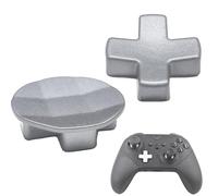 2 Packs Metal D-Pads Set for Xbox Elite Series 2 Controller, Replacement Parts Directional Pad Button Kits for Xbox Controller Series 2 Core/Elite Series 2 Controller(Silver)