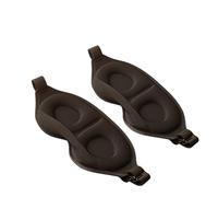 2 Packs Three-dimensional Sponge Eye Mask, Unisex, Simple Blackout Patch, Suitable For Office(Black)
