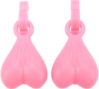 2 Packungen dekorative Schuhclips, leuchtende Schuhcharms für Jungen, Mädchen, Frauen und Männer, Geburtstagsgeschenke, leuchtend pink