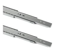 2 paire (4 pièces) Glissière pour tiroir Extension totale avec SoftClosing Hauteur 45 / Longueur 400 mm Rail de guidage