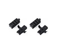 2 Paire de Rails de Plomb en Nylon pour Casque, Clip de Lampe de Poche, Curseur de Rail en Universel pour Casque, Accessoires de 20 Mm, Clip de Lampe