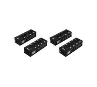 2 Paire D'Extendeurs Ethernet RJ45 Audio XLR/DMX à 4 Canaux, Émetteur-Récepteur XLR pour Scène en Direct, Studio D'Enregistrement Audio