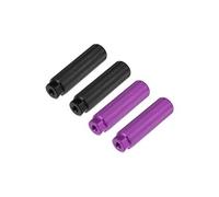 - 2 Paire Essieu Arrière Pied Repose-pieds pour BMX Vélo Apte 3/8 Essieux Mauve