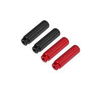 - 2 Paire Essieu Arrière Pied Repose-pieds pour BMX Vélo Apte 3/8 Essieux Rouge